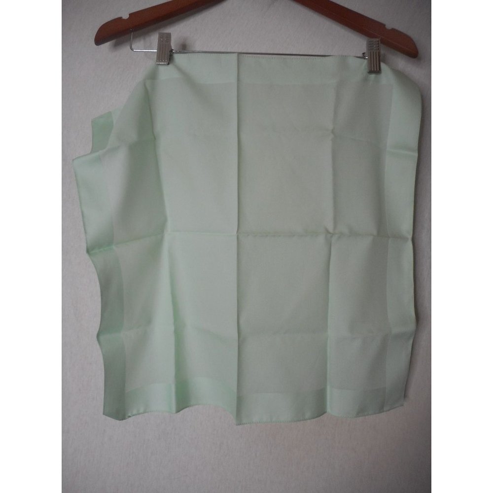 Minty Green Vintage Square Scarf Made In Italy Clifford Bond London Estate Find